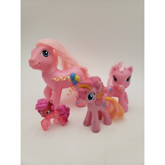 My Little Pony Pinkie Pie Figures Lot Of 4 Including G3 Favorite Friends Version - Picture 1 of 15